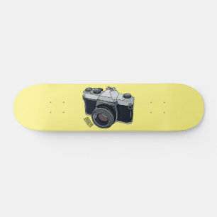 Filmkamera Cartoon-Illustration Skateboard