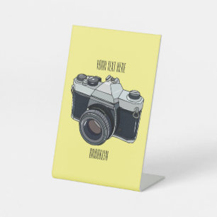 Filmkamera Cartoon-Illustration Sockelschild
