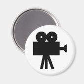 Filmkamera Hollywood Magnet (Vorderseite/Rückseite)