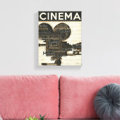Filmkamera Leinwanddruck (Insitu (Wohnzimmer))