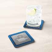 Filmkamera mit gepinseltem Metallaussehen Untersetzer (Rechte Seite)