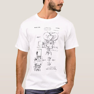 Filmkamera-Patent T-Shirt