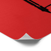 Filmkamera Pop Art Poster (Ecke)