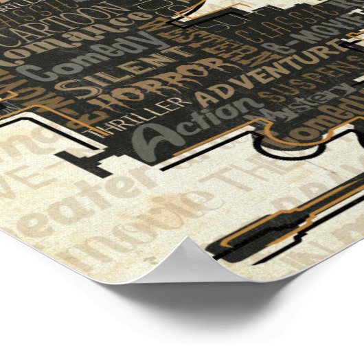 Filmkamera Poster (Ecke)