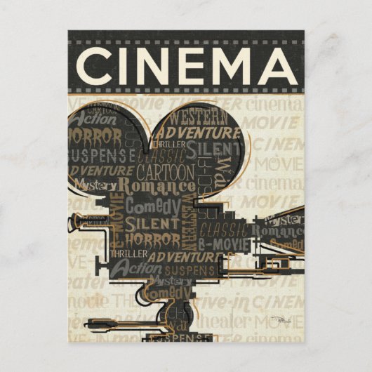 Filmkamera Postkarte (Vorderseite)