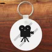 Filmkamera-Symbol Schlüsselanhänger (Vorderseite)