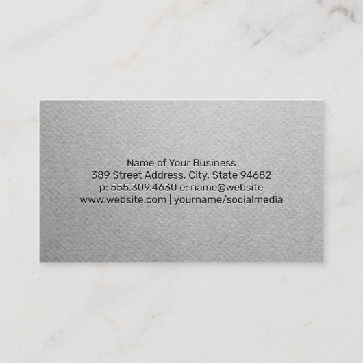 Filmkarton | Camera Shutter Icon Visitenkarte (Rückseite)