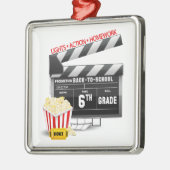 Filmklapboard 6. Klasse Ornament Aus Metall (Links)