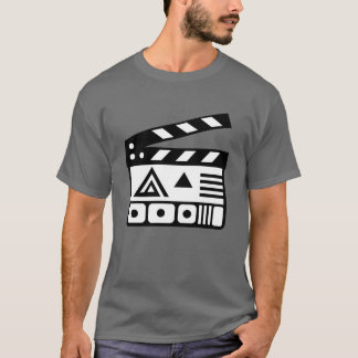Filmklapboard Icon Cinematic Design Vintag T-Shirt