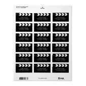 Filmklappe Anschrift Adressaufkleber (Vorne)