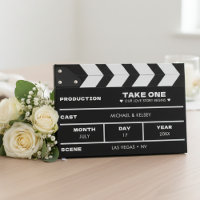 Filmklappe Hochzeit