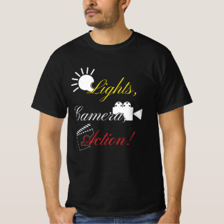 Filmlichtkamera-Aktion T-Shirt