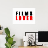Filmliebhaber Poster (Heimbüro)