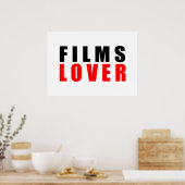 Filmliebhaber Poster (Küche)