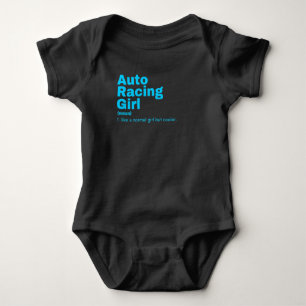 Filmmädchen - Auto Racing Baby Strampler