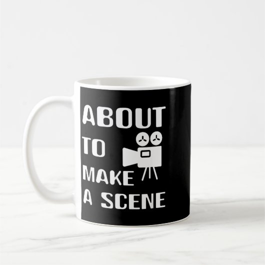 Filmmaker About To Make A Scene Film Making Movie  Kaffeetasse (Links)