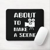 Filmmaker About To Make A Scene Film Making Movie Mousepad (Mit Mouse)