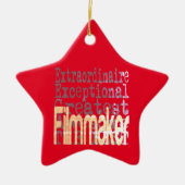 Filmmaker Extraordinaire Keramik Ornament (Vorne)