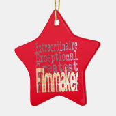 Filmmaker Extraordinaire Keramik Ornament (Links)