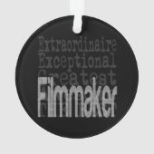 Filmmaker Extraordinaire Ornament (Rückseite)