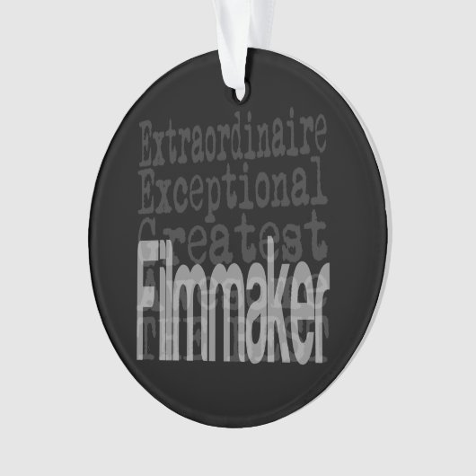 Filmmaker Extraordinaire Ornament (Vorderseite)