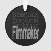 Filmmaker Extraordinaire Ornament (Vorderseite)