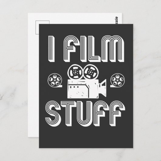 Filmmaker Film Filmschaffende Filmdirektor Geschen Postkarte (Vorne/Hinten)