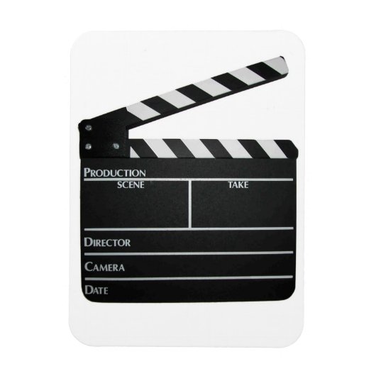 Filmmaker Film Tonschiefer-klappern-Magnet Magnet (Vertikal)