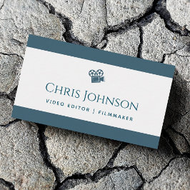 Filmmaker Filmproduzent Director Aquamarin Visitenkarte