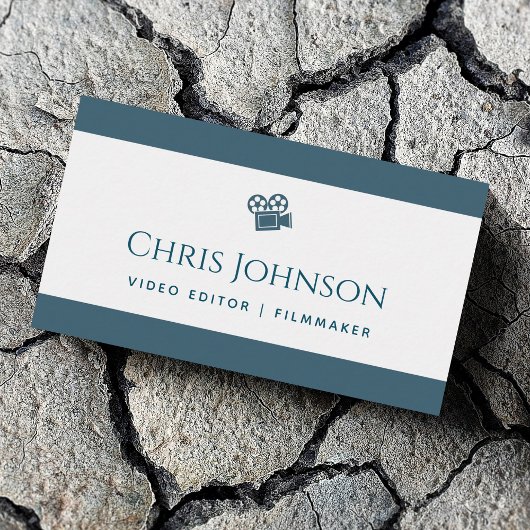 Filmmaker Filmproduzent Director Aquamarin Visitenkarte