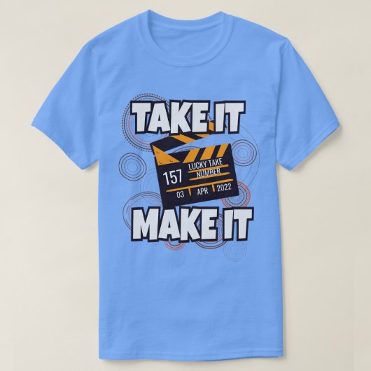Filmmaker Gift Idea T-Shirt (Design vorne)