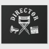 Filmmaker-Regisseur Geschenkpapier (Flach)