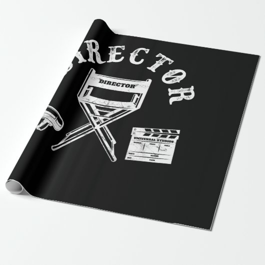 Filmmaker-Regisseur Geschenkpapier (Ungerollt)
