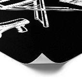 Filmmaker-Regisseur Vorsitzender Poster (Ecke)