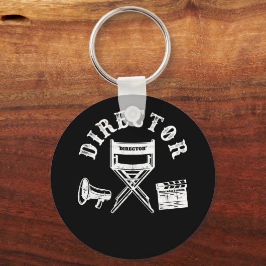 Filmmaker-Regisseur Vorsitzender Schlüsselanhänger (Vorderseite)
