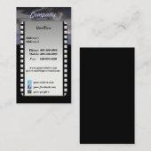 Filmmaker-Visitenkarte Visitenkarte (Vorne/Hinten)