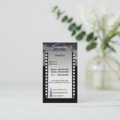 Filmmaker-Visitenkarte Visitenkarte (Stehend Vorderseite)