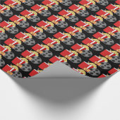 Filmmaterial für Filme und Snacks Geschenkpapier (Ecke)