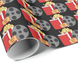 Filmmaterial für Filme und Snacks Geschenkpapier