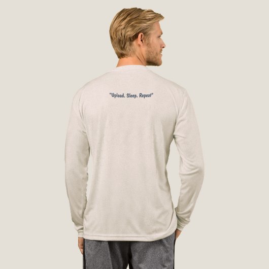 "Filmmodus: ON" Tri-Blend Shirt (Voller Rücken)