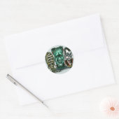 Filmmonster Runder Aufkleber (Umschlag)