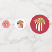 Filmmovie Night Sleepover Buttered Popcorn Tube Konfetti (Vorderseiten)