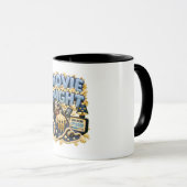 Filmnacht Bitte Pause Lustig Gemütlich Tasse (VorderseiteRechts)