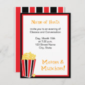 Filmnacht Einladung (Vorne/Hinten)