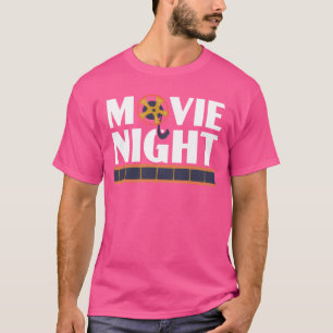 Filmnacht Filmkritiker Film-Marathon Kino Retro T-Shirt