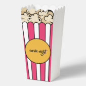 Filmnacht-Geburtstagsfeier für Mädchen Geschenkschachtel (Rückseite)