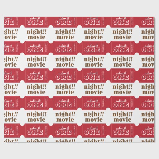 Filmnacht Geschenkpapier (Flach)