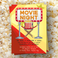 Filmnacht Kino Popcorn Party Geburtstag