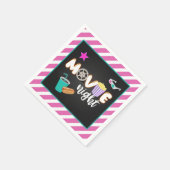 Filmnacht Napkin - Mädchen Serviette (Ecke)