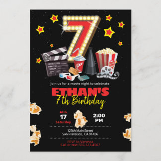Filmnacht, Theater - Einladung zum 7. Geburtstag